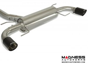 Alfa Romeo Giulia Performance Exhaust - 2.0L - Ragazzon - Axle Back - Muffled - w/ Carbon Fiber Tips